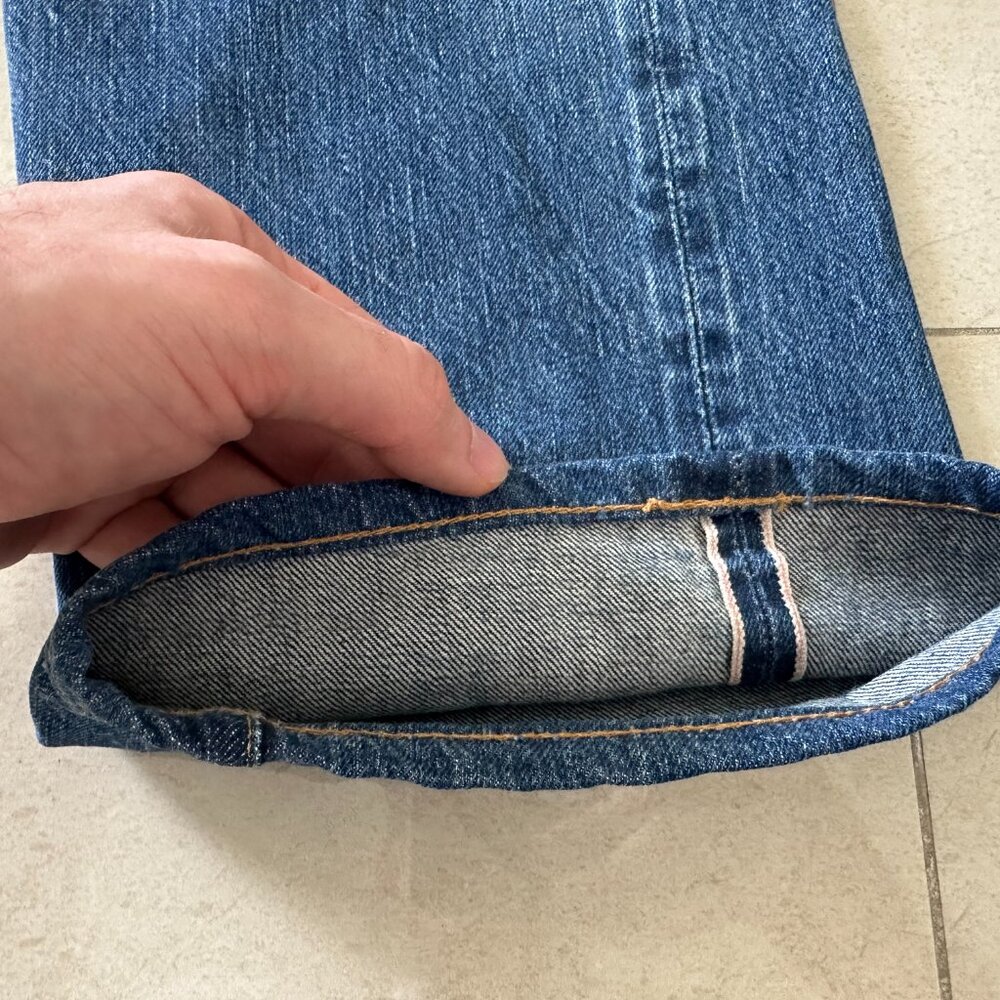 Levi's Vintage Clothing LVC 1947 501xx Selvedge Straight Leg Denim Jeans 33x31 - Picture 12 of 12
